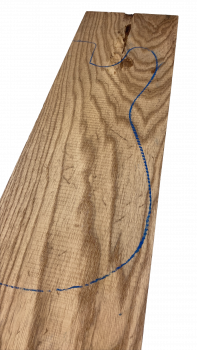 Body Swamp Ash, grainmatched, Caramel, 47mm, Unique Piece #135